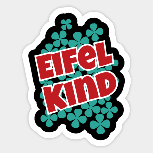 Eifel Kind Eifelliebe Sticker